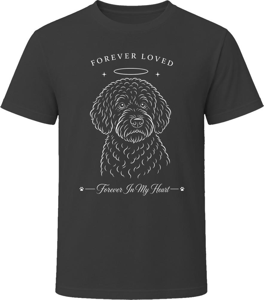 Portuguese Water Dog Forever Loved Dog Memorial T Shirt