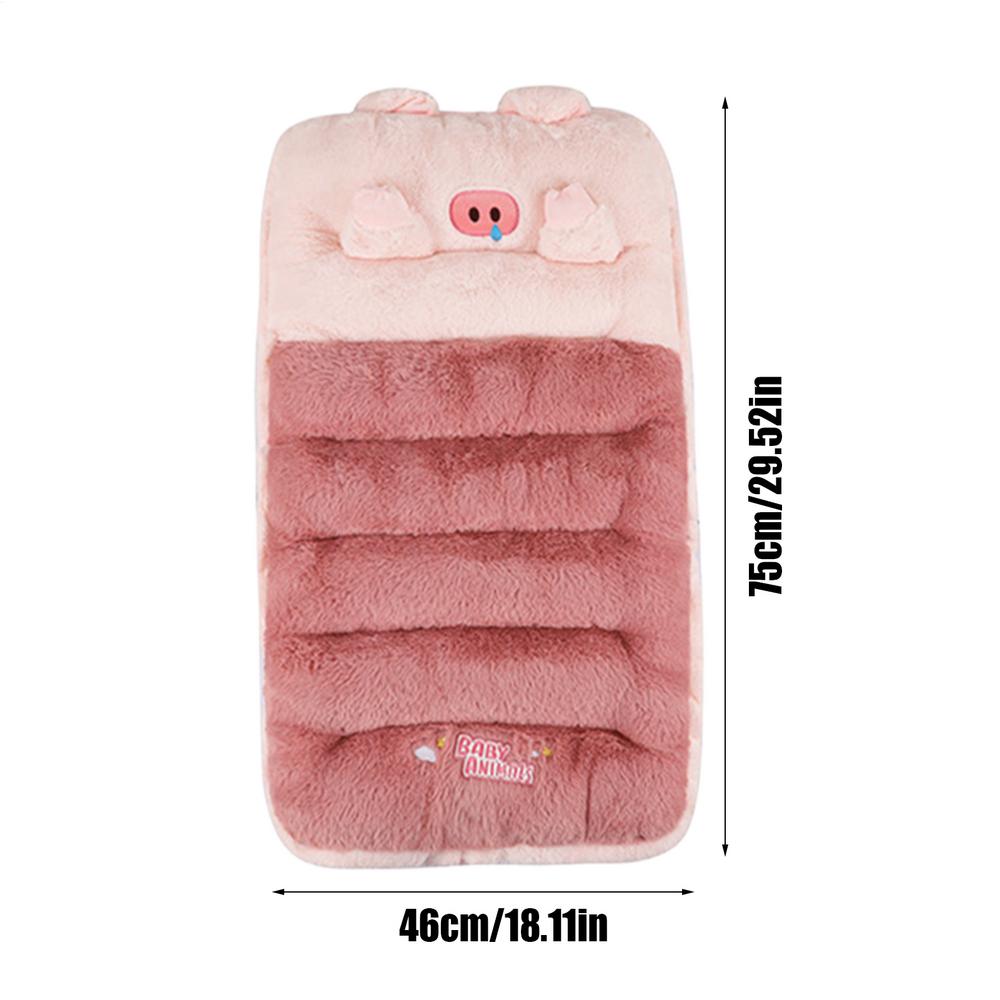 

Для грузовика плюшевые чехлы для автомобильных сидений, теплые чехлы для автомобильных сидений с рисунком животных, комплект подушек для автомобильных сидений с поясничной поддержкой для автомобилей внедорожников Artificial Plush&Four Seasons красный