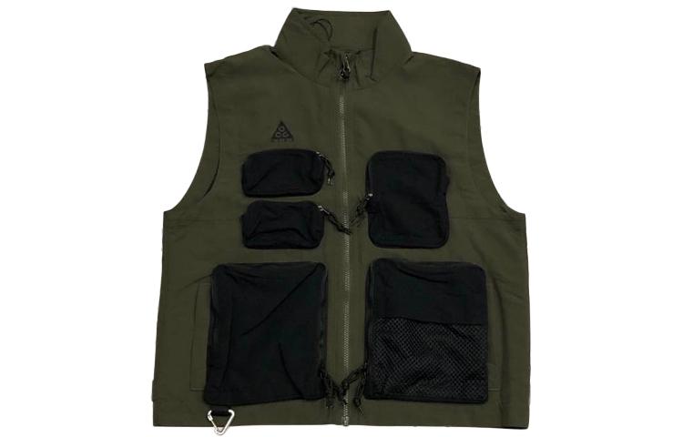 Nike ACG Vests Men s Green Stand Collar Moderate Other CW0836-325 S