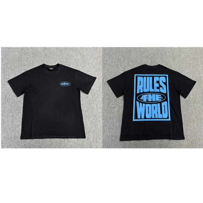 CORTEIZ Short Sleeve T-Shirt Men Women American Street Style Graphic Print 4 Styles Casual Teen Tee