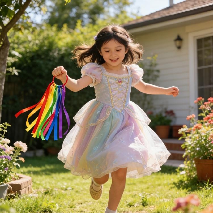 Ribbon Dance Wristbands Gymnastic Ribbons Sparkling Dance Ribbon Streamers Twirling Dancing Ribbons for Artistic Dance