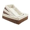 Handmade Woven Seagrass Storage Basket Organizer Bin for Desk Shelf Closet Farmhouse Decor for Snacks & Cosmetics