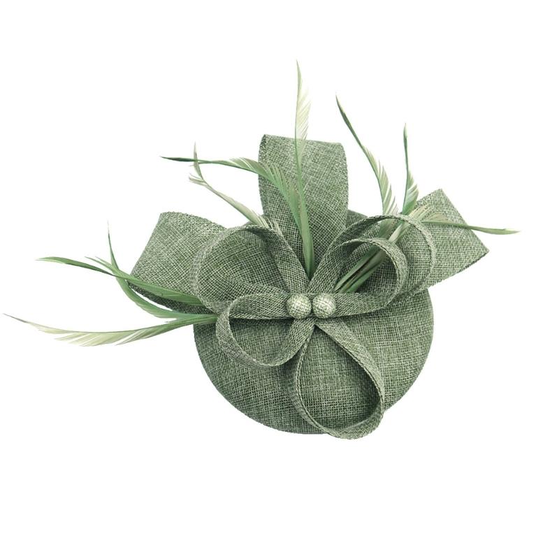 Elegant Hårband Dam Fascinator Huvudbonad Handgjort Håraccessoar För Bröllopsfester Och Temafester