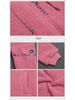 Lambskin Women's Casual Loose Korean-Style Mid-Length Thickened Velvet Sweater Coat, 2022 Winter Edition