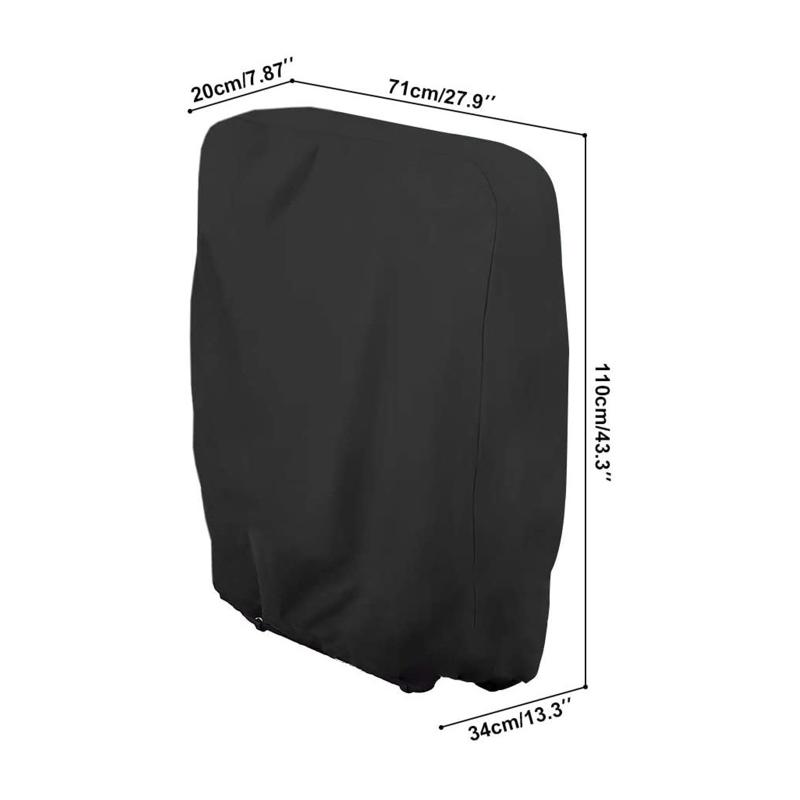 Outdoor Folding Chair Cover Waterproof Durable Folding Patio Chair Covers Outdoor Chair Covers All Weather 28x8x13x43in