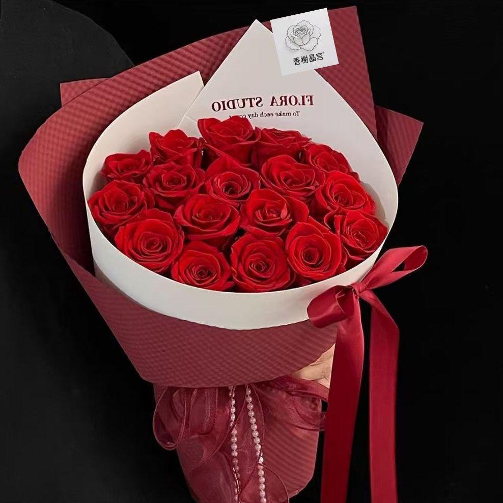 Soap Flower Bouquet for Valentine's, Qixi, Birthday, or Proposal - Perfect Gift for Wife, Best Friend, or Partner