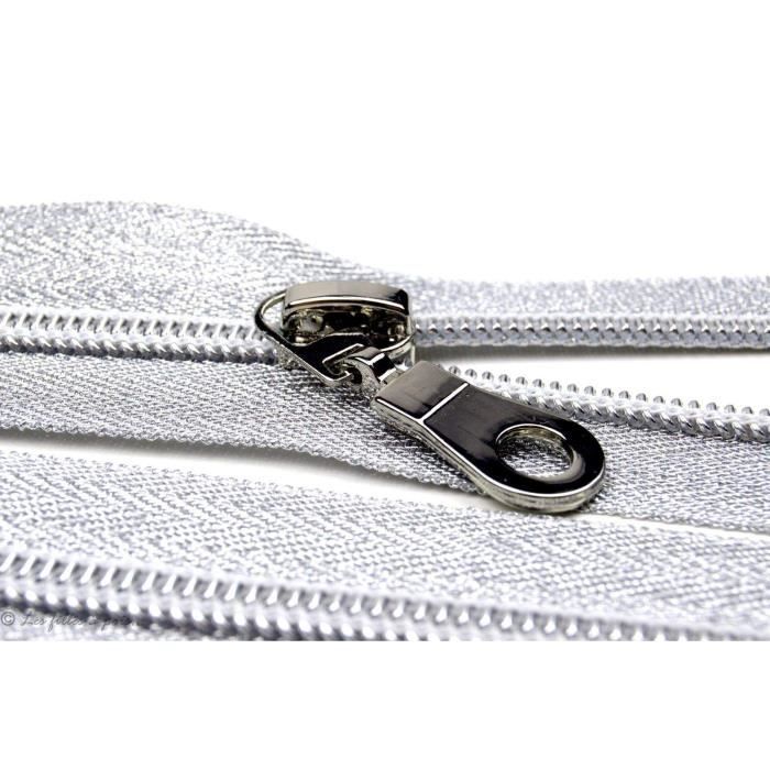 Fermeture Éclair - ECLAIR PRESTIL - 25cm - Non-séparable - Oeko-Tex - Argenté