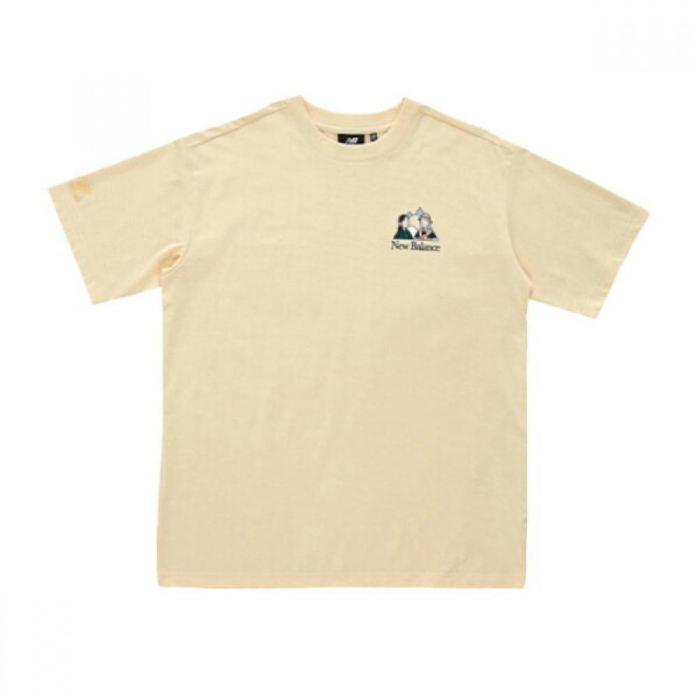 

New Balance ShorT Sleeve T shirT Ivy Boy And Girl Backpacking Uni Xqs Nbnec2l303 30 110