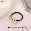 Minimalist Metal Hair Ring - New Korean Style High-End Ponytail Tie Rubber Band.
