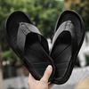 Fashion Stylish Non-Slip Real Leather Men Slippers Simple Sandals Lightweight Man Half Drag Quick Dry Men Flip Flops Outdoor Beach Shoes
