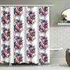Unframed Japanese Koi Fish Shower Curtain Ocean Wave Pattern Bathroom Decor Waterproof Fabric Liner Vintage Artistic Home Textil