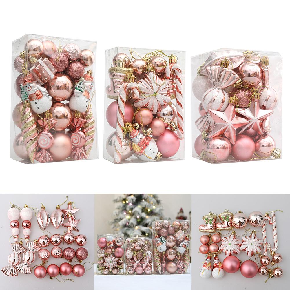 Christmas Ball Exquisite Looking High Quality Material Rose Gold