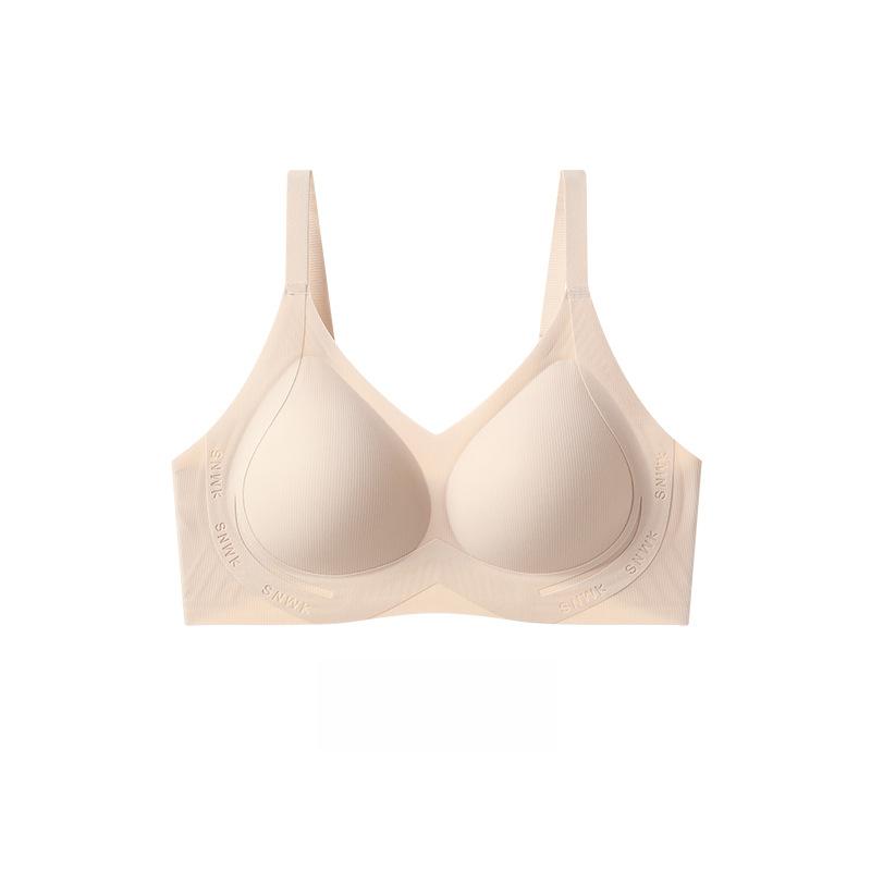 Anti-sagging Underwear Women's Gathering Bra Seamless Bra Top Support Adjustable Bra Push Up Bra