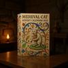 Medieval Cat Advent Calendar 24-Day Countdown Seasonal Advent Calendar Christmas-themed Decoration Kid Room Decor