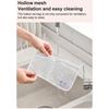 Dww-Rangement suspendu pour rfrigrateur (blanc) - Double compartiment - Rangement suspendu - Trou mural