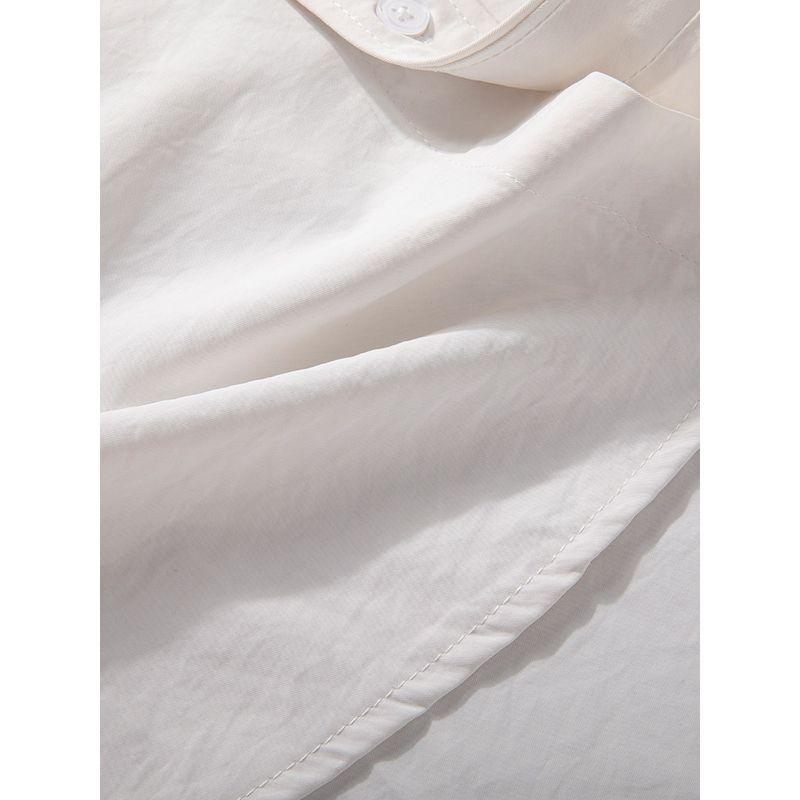 Short sleeve Shirts Men's Summer New Lightweight Breathable Quick-Drying Top Versatile Japan fashion Loose Casual Silky Shirt