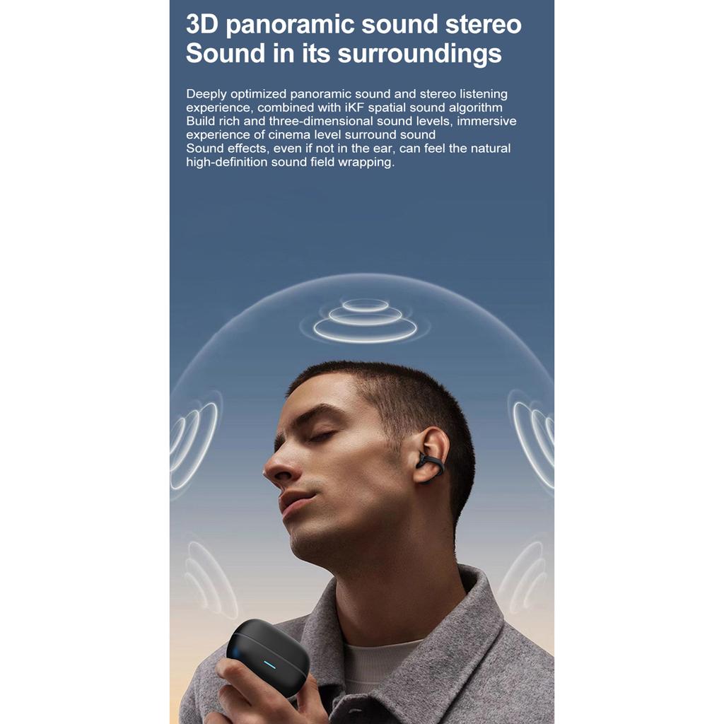Wireless 5.4 Earbuds with AI Translation, Low Latency Gaming Headphones, Waterproof Sports Headset, Touch Control, AI-powered Translation Earphones