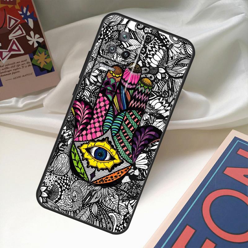 Hamsa Hand of Fatima Case For Xiaomi 17 14 15 Ultra 13T 14T 15T Pro POCO F8 Ultra F7 F5 F6 X3 X5 X6 X7 Pro Coque