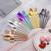 Twist Handle Design Luxury Style 304 Stainless Steel Tableware Set Knife Fork Spoon Hotel Tableware