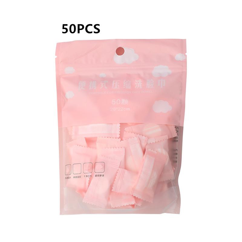 20/50PCS Mini Compressed Towel Disposable Capsules Towels Magic Face Care Tablet Outdoor Travel Cloth Wipes Paper Tissue