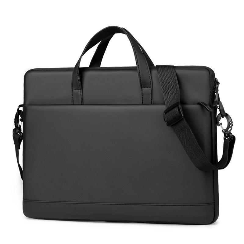 

TS JYL laptop bag,Slim Laptop Handbag Business Student Crossbody Commuter Bag 15.6 inches чорний