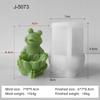 Series Cute Frog Candle Mold Aroma Gypsum Ornament Mold Handmade Silicone Candle Supplies