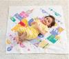 Marushin Thomas the Tank Engine Bath Glow Cotton Gauze with Simple Memory 4605001900 Towel, 90x90cm, Up, 100% & Pile, Stick,