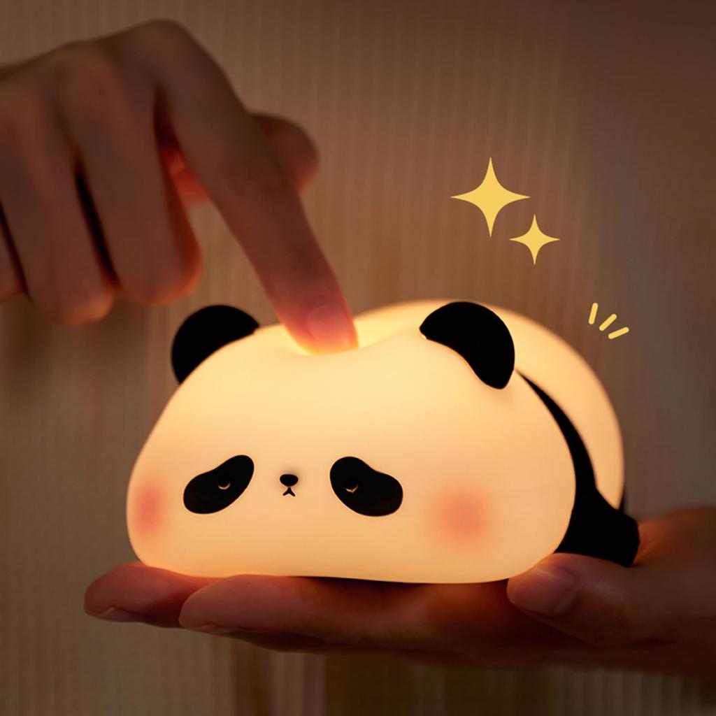AmmToo LED Night with Timer and Ambient Made of Flexible This Stylish and Cute Night Light Is Gentle On the Table Room Baby Shower Birthday