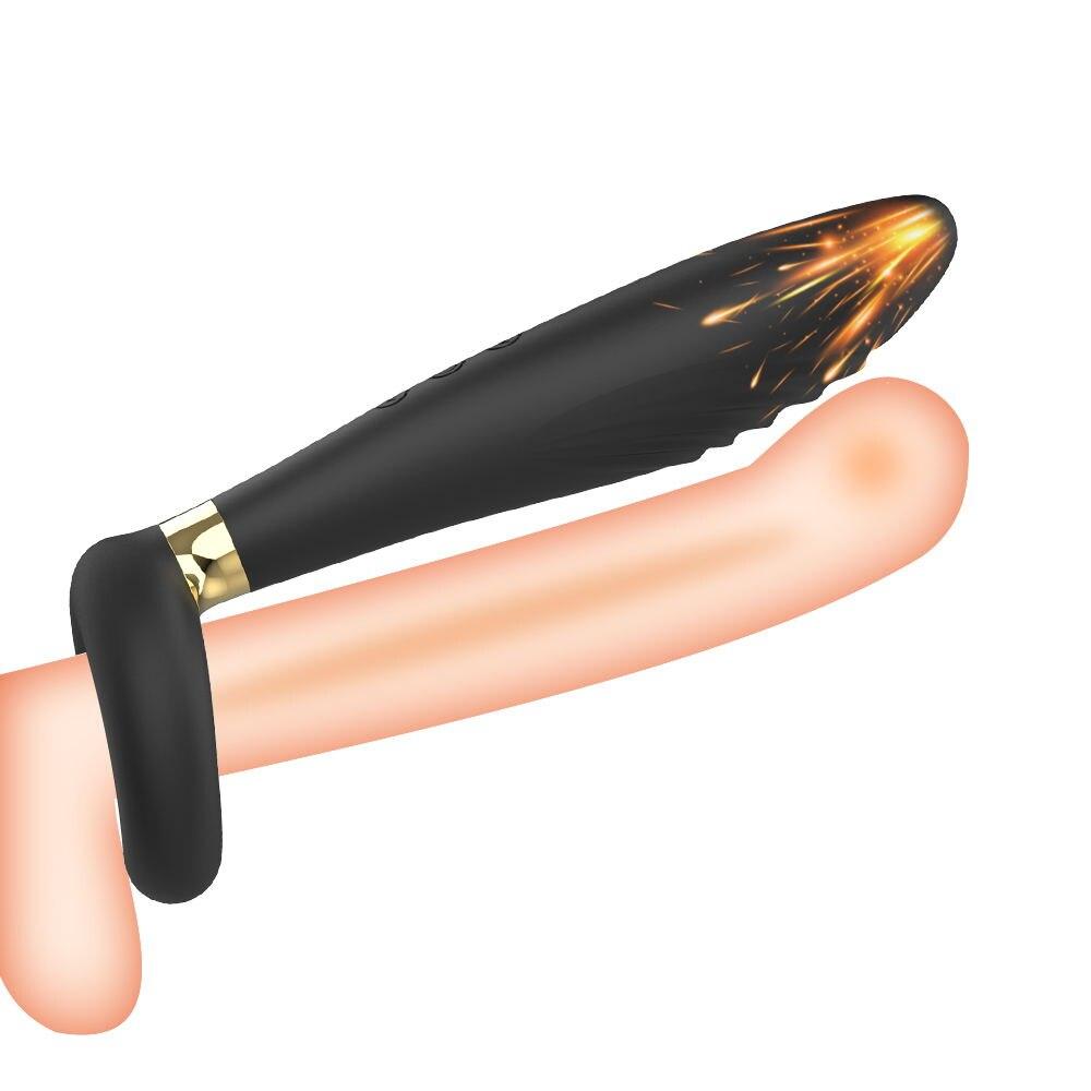 Masturbateur de pénis vibrateur de point G Double pénétration Clitoris gode produits de sexe pour adultes