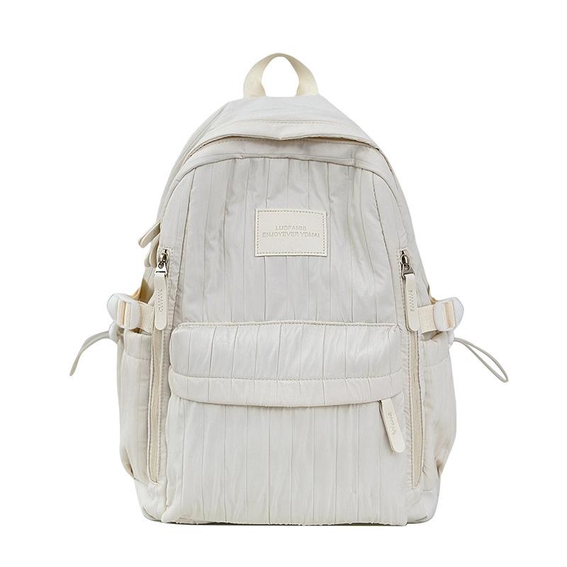 

School bag high value junior high school students girls lightweight simple casual versatile large capacity