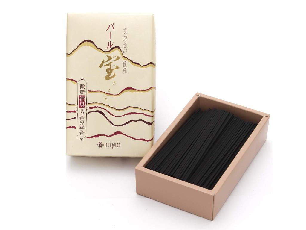 Takara Pearl Incense Sticks, 2 Boxes, Elegant Jasmine Scent, Low Smoke, Fragrance Sticks
