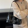 Glossy Patent Leather Underarm Bag Women's Shoulder Messenger Bag