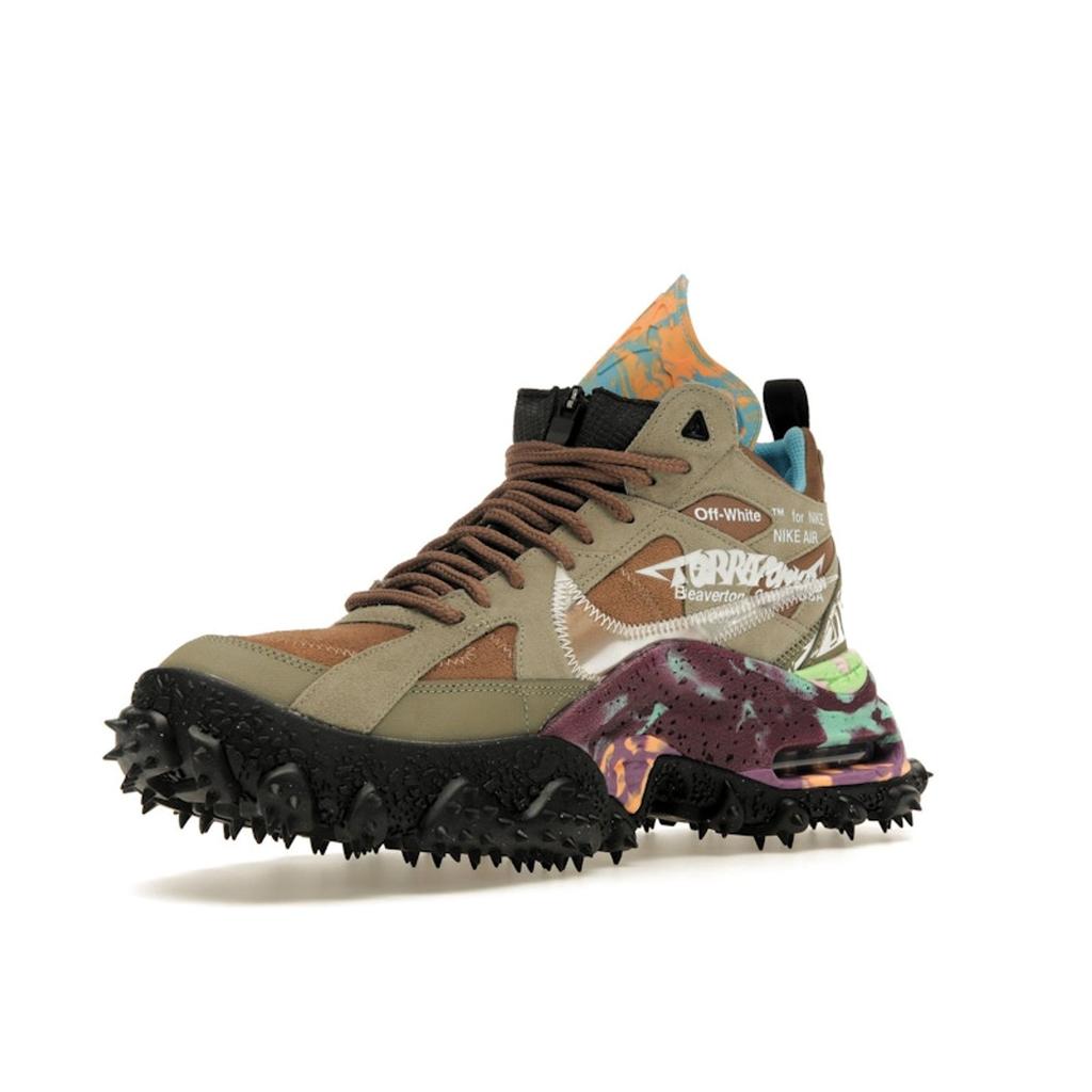 Off-White x Nike Air Terra Forma Archaeo Brown Sneakers Unisex Czarne Przezroczyste DQ1615-200