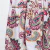 Spring/Summer 2025 Women's Slim Fit V-Neck Hollow-Out Print Dress
