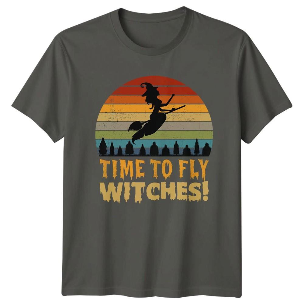 Time To Fly Witches Unisexs TShirt Witch Halloween Gift For Her S