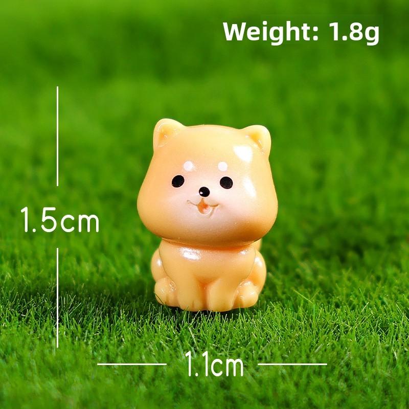 Shiba Inu Baby Resin Hantverksprydnad För Festfirande Och Gåvogivning