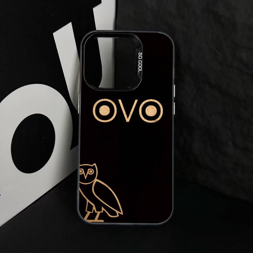 D-Dark O-Owl O-Night Phone Case For iPhone 17,16,15,14,13,12,11 Plus,Pro Max,XS,Colorful Silver Phone case Funda Cover