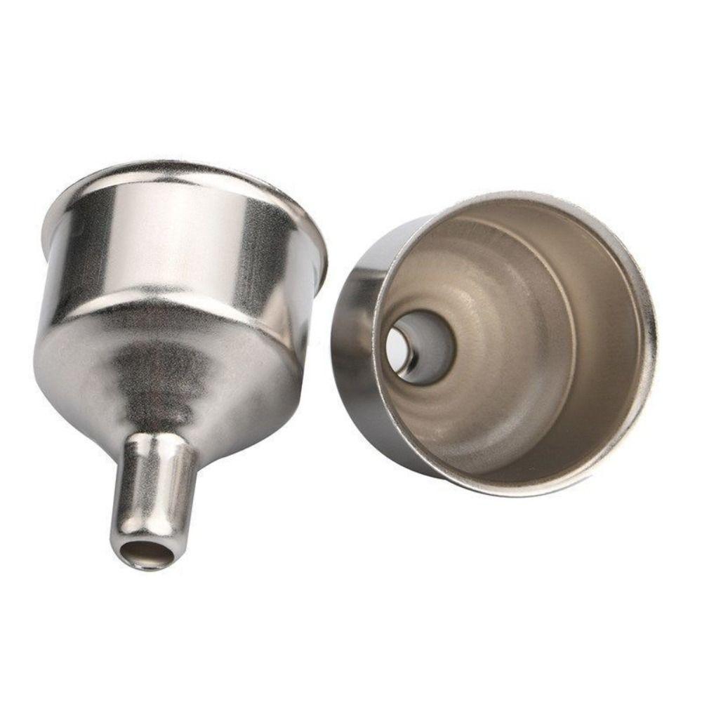 S/M/L Stainless Steel Funnel Small Mouth Mini Kitchen Liquid Dump Tool  Transferring Liquids