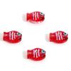 5 PCs Lampwork Glass Beads Ocean Jewelry Beads For DIY Charm Jewelry Making Fish Animal Multicolor AB Rainbow Color  14mm X 10mm