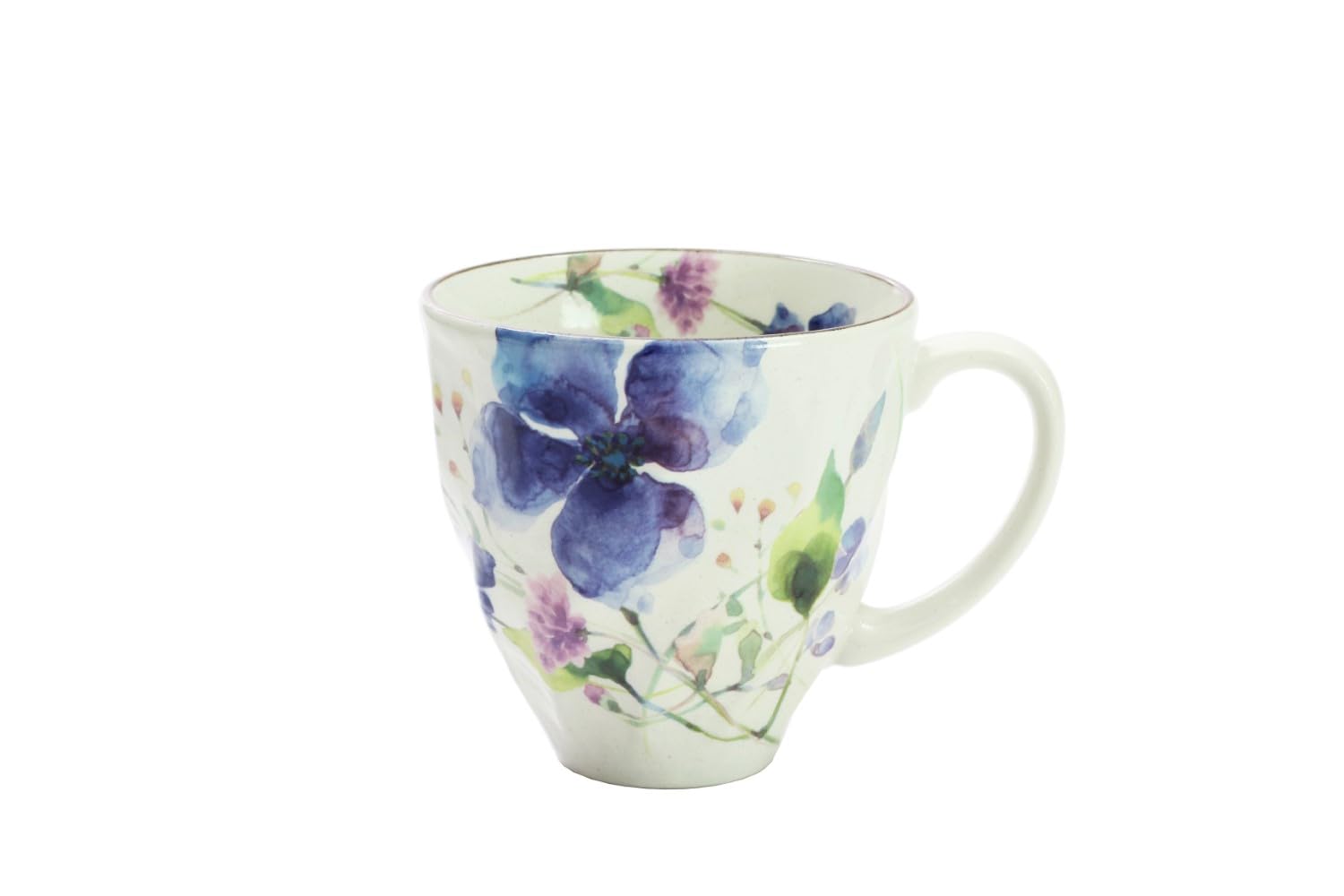 

Ceramic Indigo Flower Watercolor Mug Clematis Size Approximately 9 H8.9 01813