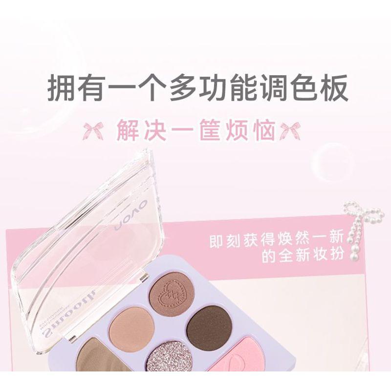 NOVO - Indulge Fantasy Comprehensive 7-Color Eyeshadow Palette - 4 Types