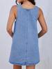 European Summer 2025 Women's Denim Skirt Dress - Sexy and Cool Design