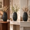 Botanical Vase Elegant Embossed Decorative Textured for Dining Table Centerpiece, Living Room