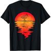 Woodcock Bird Vintage Sunset Woodcock Hunting T Shirts Men Women Pure Cotton Humor Tee Shirt Short Sleeve Unisex Loose Clothing
