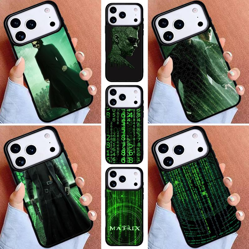 Matrix Phone Case for iPhone 17ProMax 12 13 14 15 16e 17 Pro Max Plus Air Cover