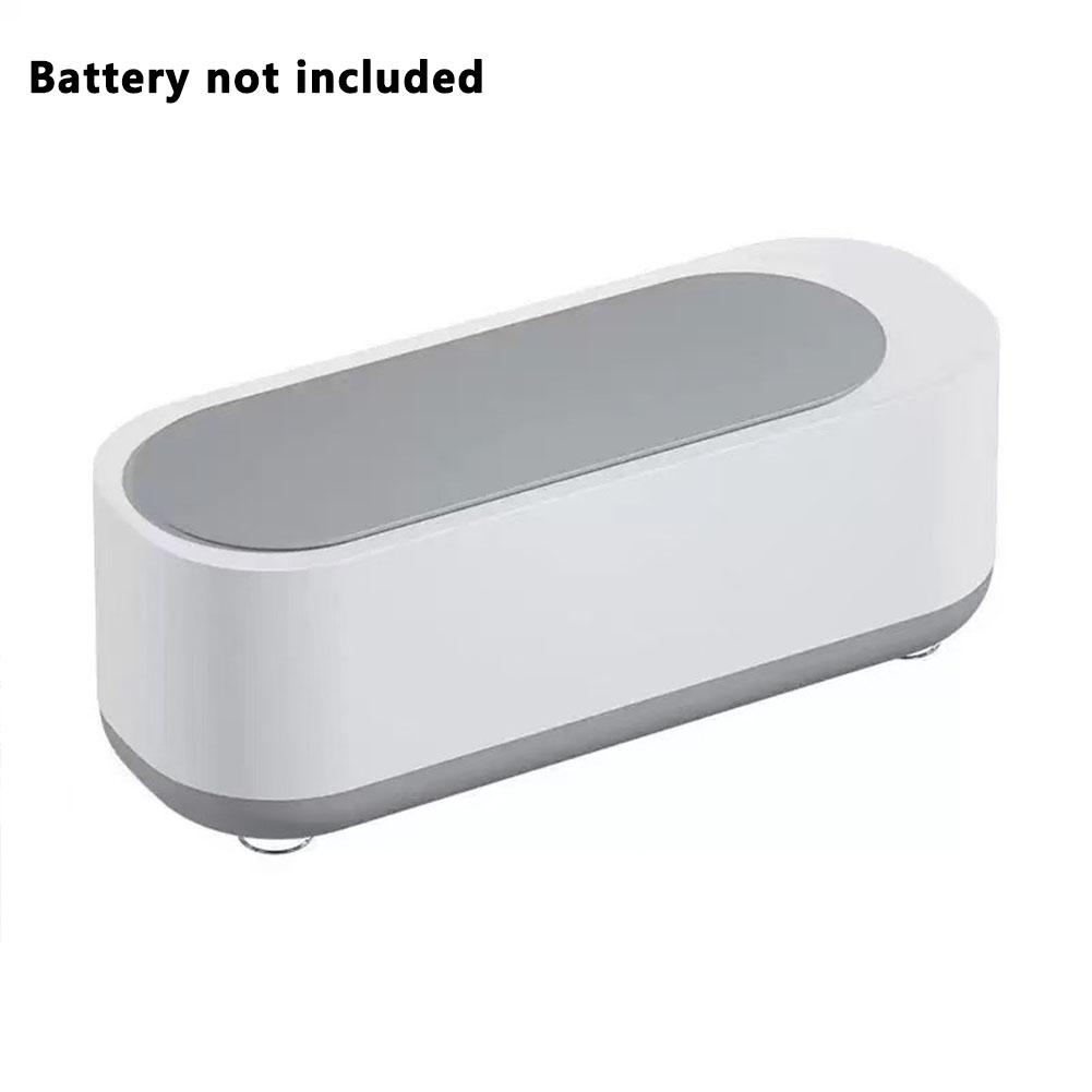 

Ultrasonic Jewelry Glasses Cleaner - High Frequency Vibration Wash Machine Portable Efficient Deep Clean Daily Use Tool Battery белый
