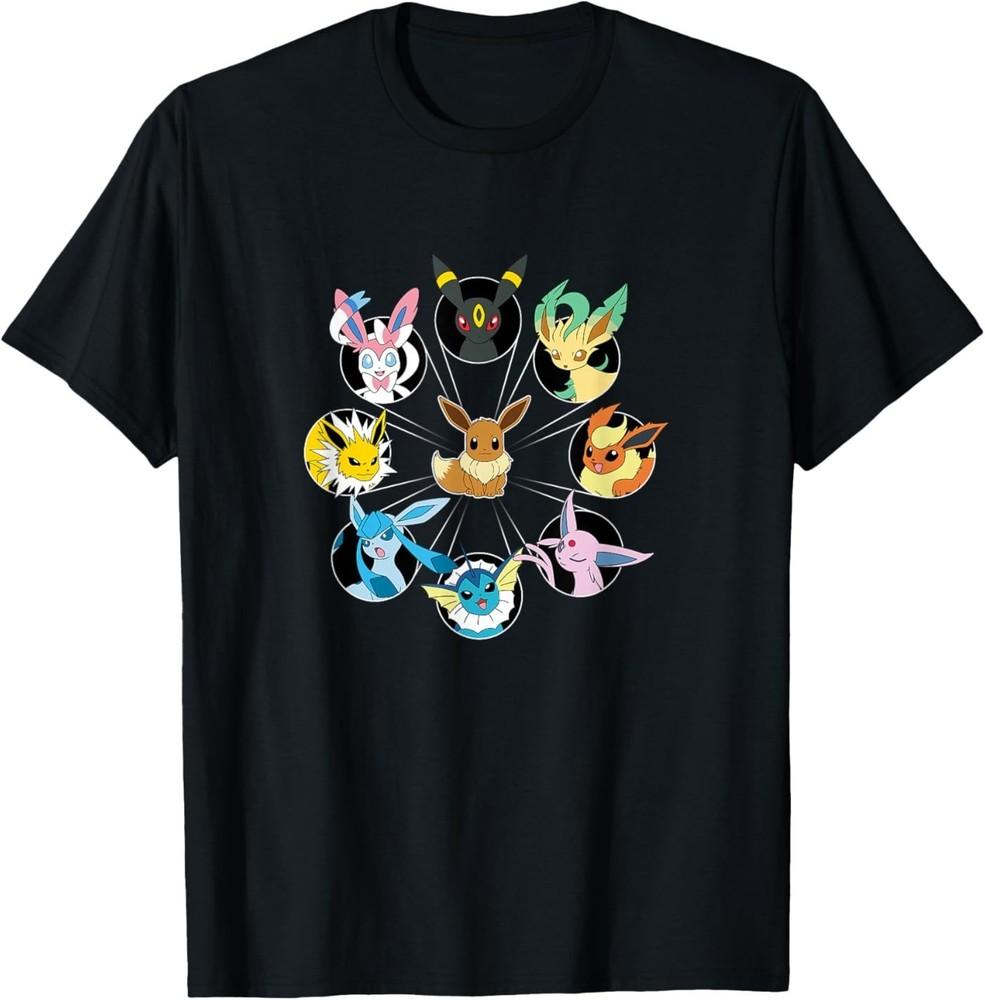 

Pokémon - Eevee Evolution Circle T-Shirt 4XL