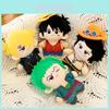 One Piece Anime Character Plush Doll Luffy Ace Zoro Sanji Soft Stuffed Toy For Kids