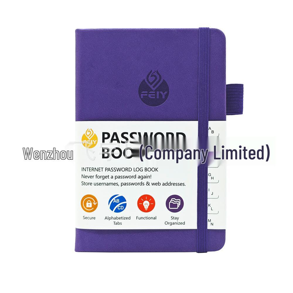 В наличии A6 Книга паролей и адресов: Английская телефонная/фестивальная записная книжка A6