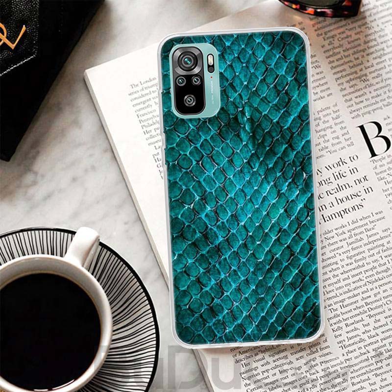 Pink Snake Skin Printing Drawing Cover For Xiaomi Redmi Note 14 13 12S 12 11 Pro Plus Phone Case 11S 10S 10 11E 11T 14Pro 13Pro